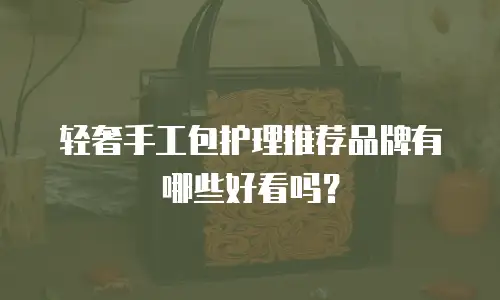轻奢手工包护理推荐品牌有哪些好看吗？