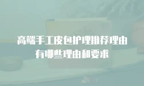 高端手工皮包护理推荐理由有哪些理由和要求