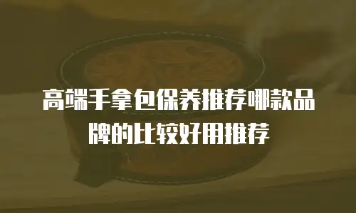 高端手拿包保养推荐哪款品牌的比较好用推荐