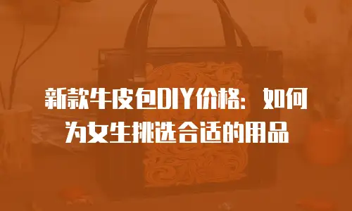 新款牛皮包DIY价格：如何为女生挑选合适的用品