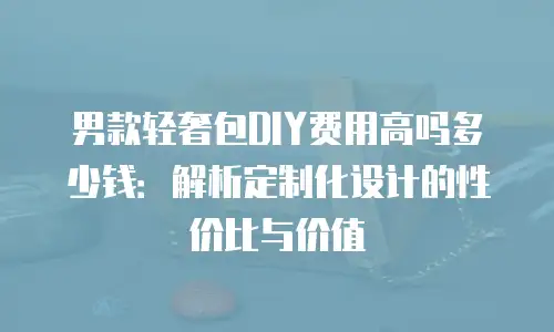 男款轻奢包DIY费用高吗多少钱：解析定制化设计的性价比与价值