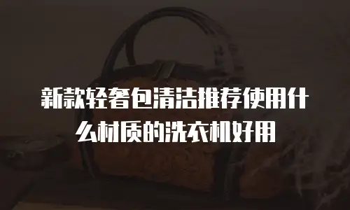 新款轻奢包清洁推荐使用什么材质的洗衣机好用