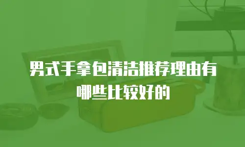 男式手拿包清洁推荐理由有哪些比较好的