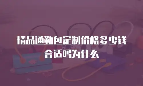 精品通勤包定制价格多少钱合适吗为什么