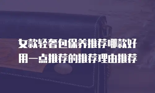 女款轻奢包保养推荐哪款好用一点推荐的推荐理由推荐