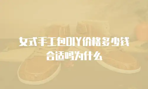 女式手工包DIY价格多少钱合适吗为什么