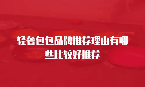 轻奢包包品牌推荐理由有哪些比较好推荐