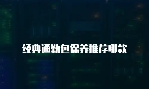 经典通勤包保养推荐哪款