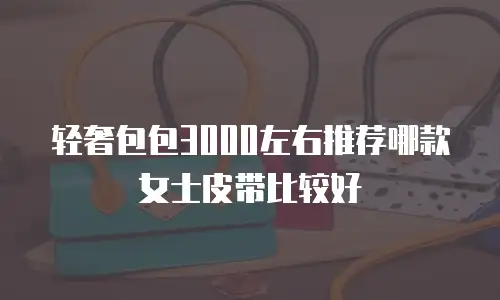 轻奢包包3000左右推荐哪款女士皮带比较好