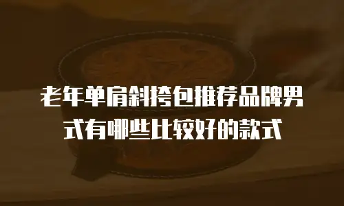 老年单肩斜挎包推荐品牌男式有哪些比较好的款式