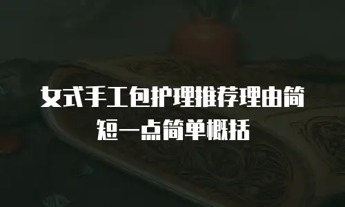 女式手工包护理推荐理由简短一点简单概括