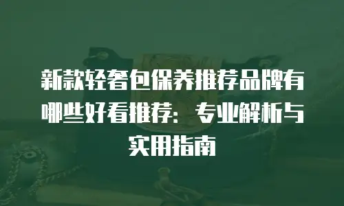 新款轻奢包保养推荐品牌有哪些好看推荐：专业解析与实用指南