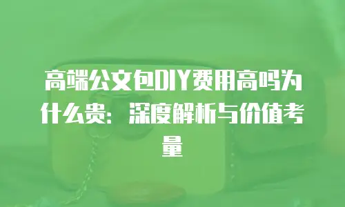 高端公文包DIY费用高吗为什么贵：深度解析与价值考量