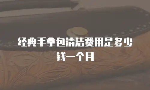 经典手拿包清洁费用是多少钱一个月