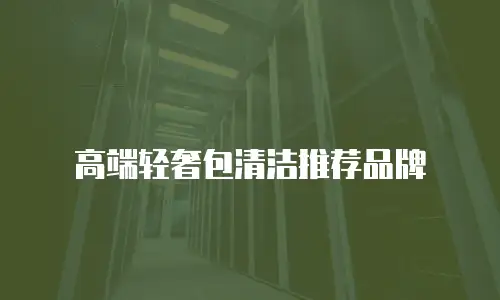 高端轻奢包清洁推荐品牌