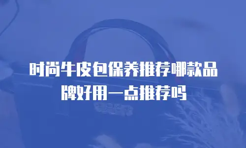时尚牛皮包保养推荐哪款品牌好用一点推荐吗