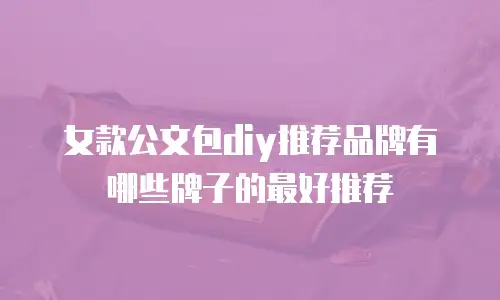 女款公文包diy推荐品牌有哪些牌子的最好推荐