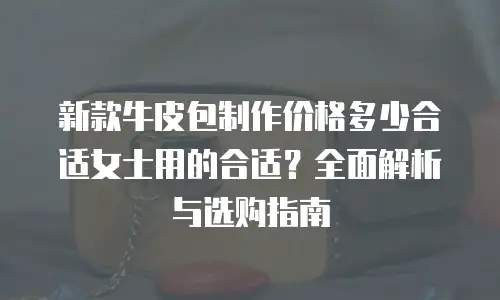 新款牛皮包制作价格多少合适女士用的合适？全面解析与选购指南
