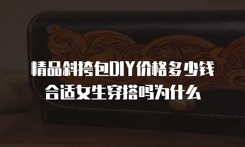 精品斜挎包DIY价格多少钱合适女生穿搭吗为什么