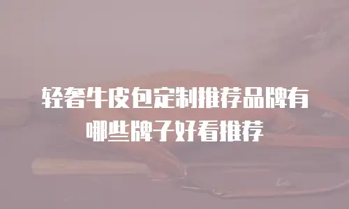轻奢牛皮包定制推荐品牌有哪些牌子好看推荐