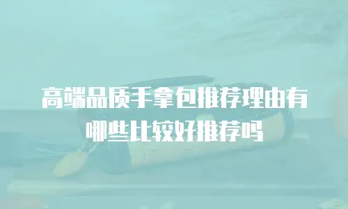 高端品质手拿包推荐理由有哪些比较好推荐吗