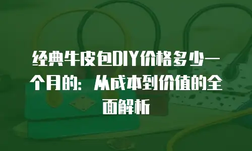 经典牛皮包DIY价格多少一个月的：从成本到价值的全面解析