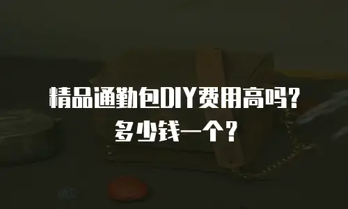 精品通勤包DIY费用高吗？多少钱一个？