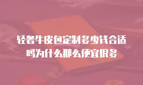轻奢牛皮包定制多少钱合适吗为什么那么便宜很多