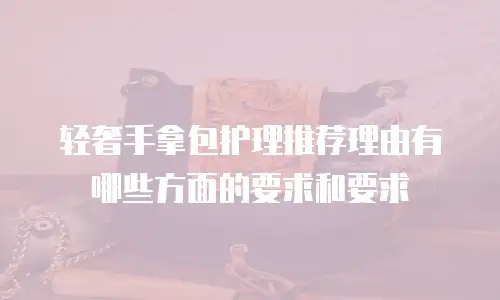 轻奢手拿包护理推荐理由有哪些方面的要求和要求