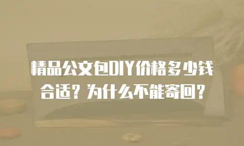 精品公文包DIY价格多少钱合适？为什么不能寄回？