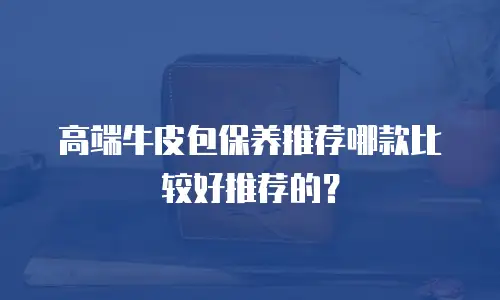 高端牛皮包保养推荐哪款比较好推荐的？