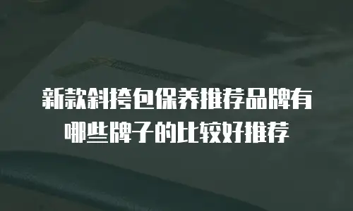 新款斜挎包保养推荐品牌有哪些牌子的比较好推荐