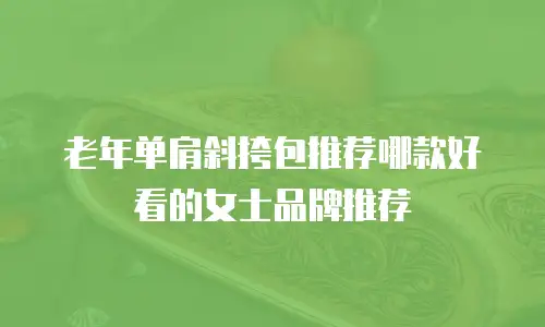 老年单肩斜挎包推荐哪款好看的女士品牌推荐