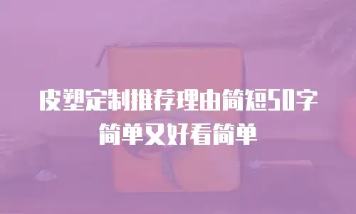 皮塑定制推荐理由简短50字简单又好看简单