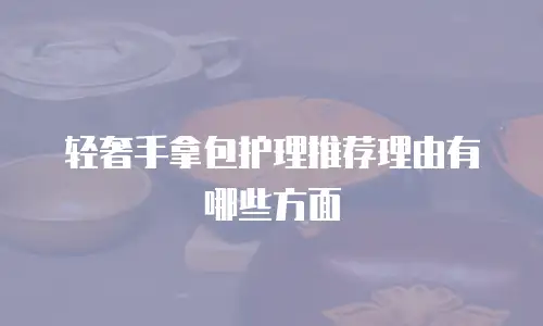 轻奢手拿包护理推荐理由有哪些方面