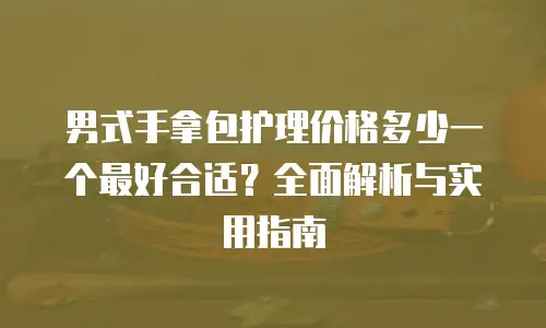 男式手拿包护理价格多少一个最好合适？全面解析与实用指南