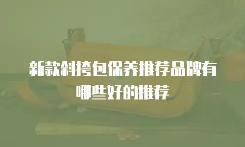 新款斜挎包保养推荐品牌有哪些好的推荐