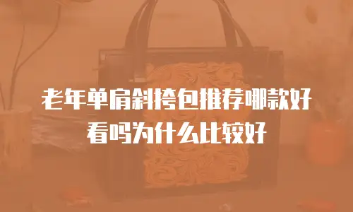 老年单肩斜挎包推荐哪款好看吗为什么比较好