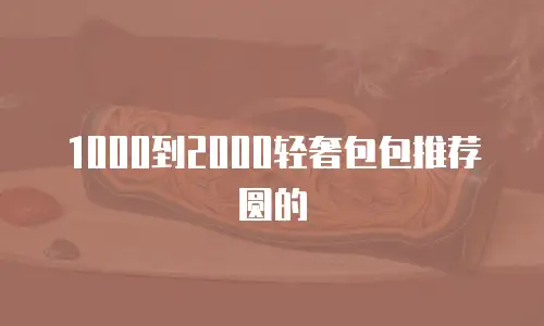 1000到2000轻奢包包推荐圆的