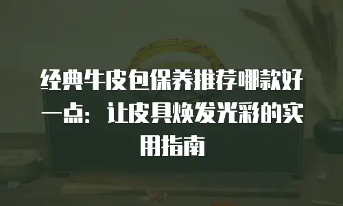 经典牛皮包保养推荐哪款好一点：让皮具焕发光彩的实用指南