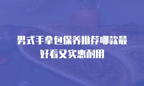 男式手拿包保养推荐哪款最好看又实惠耐用