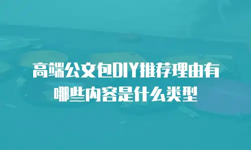 高端公文包DIY推荐理由有哪些内容是什么类型