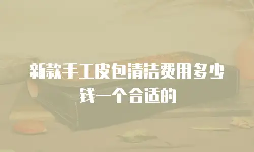新款手工皮包清洁费用多少钱一个合适的