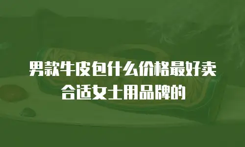 男款牛皮包什么价格最好卖合适女士用品牌的