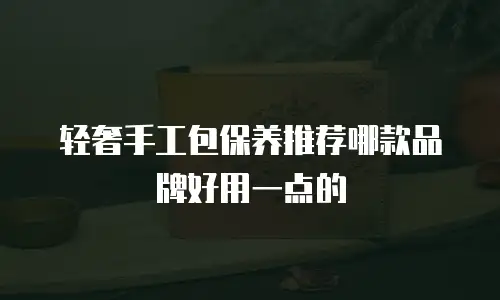 轻奢手工包保养推荐哪款品牌好用一点的