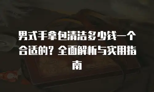男式手拿包清洁多少钱一个合适的？全面解析与实用指南