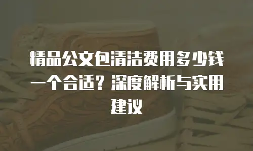 精品公文包清洁费用多少钱一个合适？深度解析与实用建议