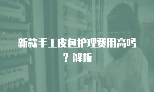 新款手工皮包护理费用高吗？解析
