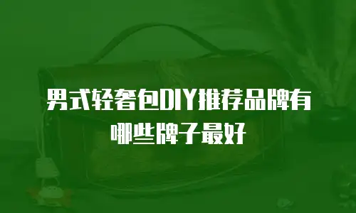 男式轻奢包DIY推荐品牌有哪些牌子最好