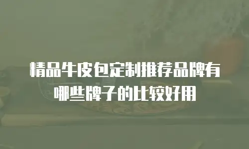 精品牛皮包定制推荐品牌有哪些牌子的比较好用